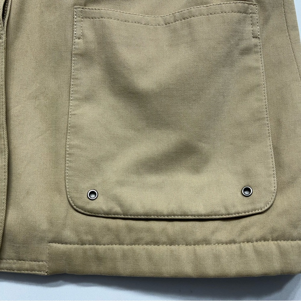 Orvis Khaki Utility Jacket with Houndstooth Lining - Picture 8 of 16